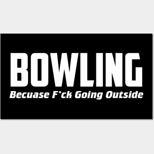 Bowling Inside Posters and Art